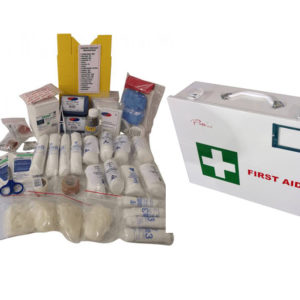 Metal Medical Aid Box Including Regulation 7 Kit